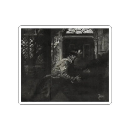 Fu Manchu and the Panama Canal (2), Liberty magazine, November 16, 1940 (Magazine Illustration) STICKER Vinyl Die-Cut Decal - The Sticker Space