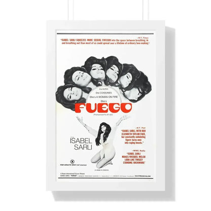 FUEGO 1969 - Framed Movie Poster - The Sticker Space
