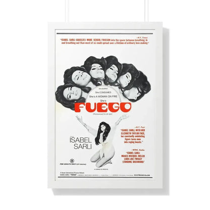 FUEGO 1969 - Framed Movie Poster - The Sticker Space