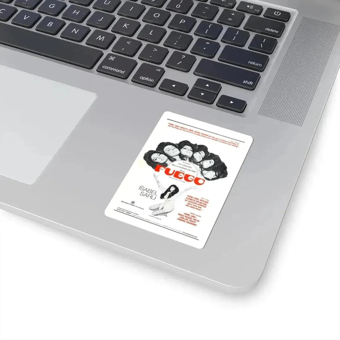 FUEGO 1969 Movie Poster - STICKER Vinyl Kiss-Cut Decal - The Sticker Space