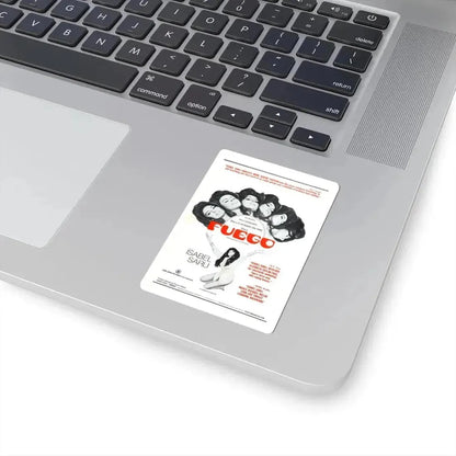 FUEGO 1969 Movie Poster - STICKER Vinyl Kiss-Cut Decal - The Sticker Space