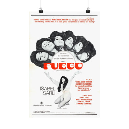 FUEGO 1969 - Paper Movie Poster-12″ x 18″-The Sticker Space