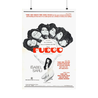 FUEGO 1969 - Paper Movie Poster-20″ x 30″-The Sticker Space