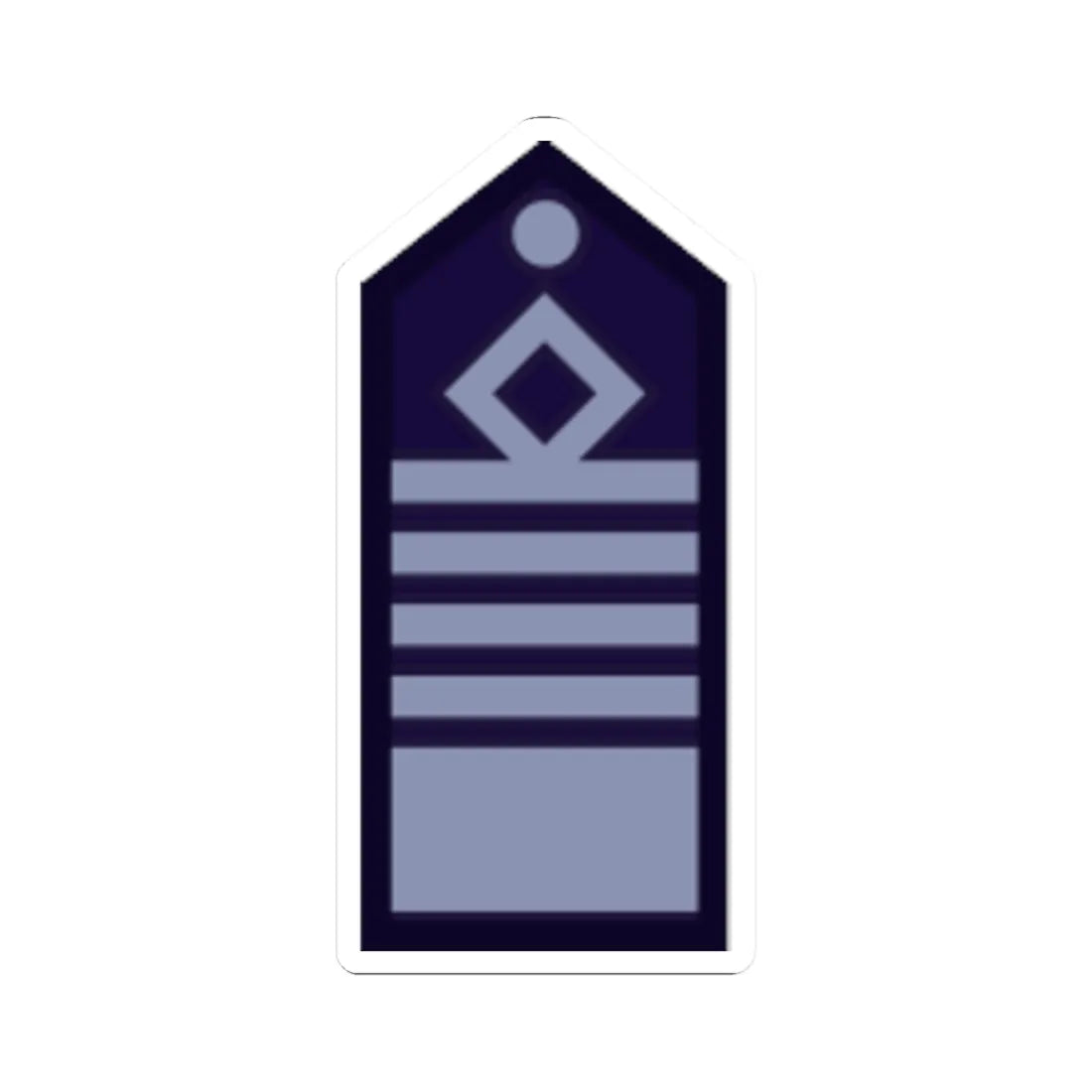 Fuerza Aerea Argentina   Comodoro (Argentina) (Military Rank) STICKER Vinyl Kiss-Cut Decal 3 Inch White - The Sticker Space