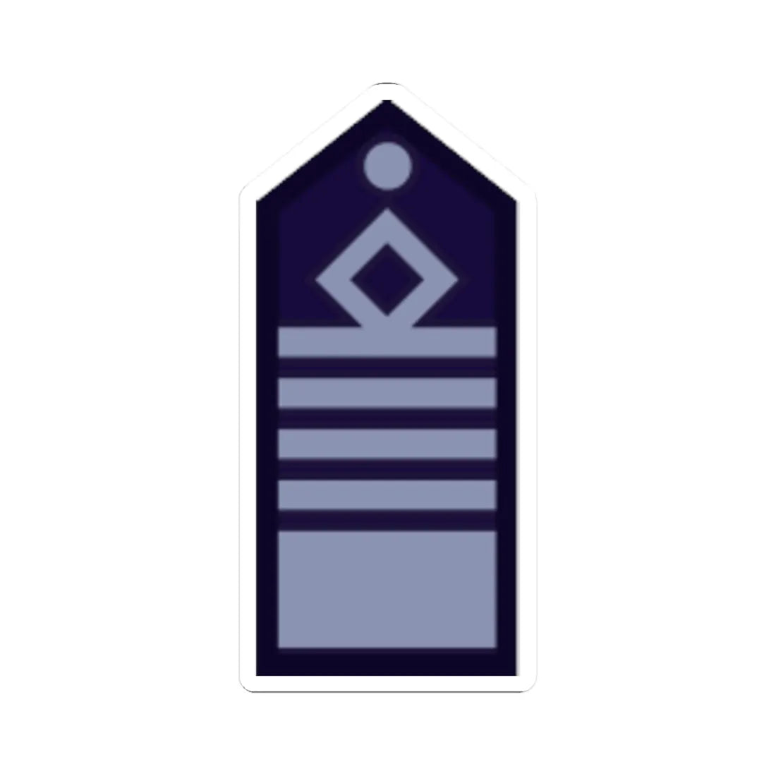 Fuerza Aerea Argentina   Comodoro (Argentina) (Military Rank) STICKER Vinyl Kiss-Cut Decal 4 Inch White - The Sticker Space