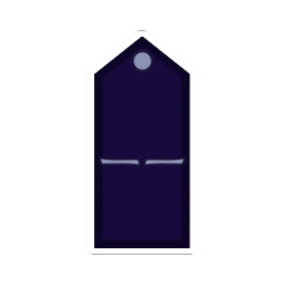 Fuerza Aerea Argentina   Suboficial Principal (Argentina) (Military Rank) STICKER Vinyl Kiss-Cut Decal 2 Inch White - The Sticker Space