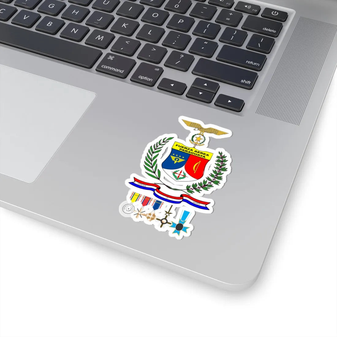 FUERZA AEREA PARAGUAYA (Paraguay) (Coat of Arms) STICKER Vinyl Kiss-Cut Decal - The Sticker Space