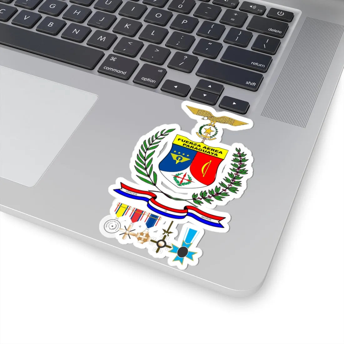 FUERZA AEREA PARAGUAYA (Paraguay) (Coat of Arms) STICKER Vinyl Kiss-Cut Decal - The Sticker Space