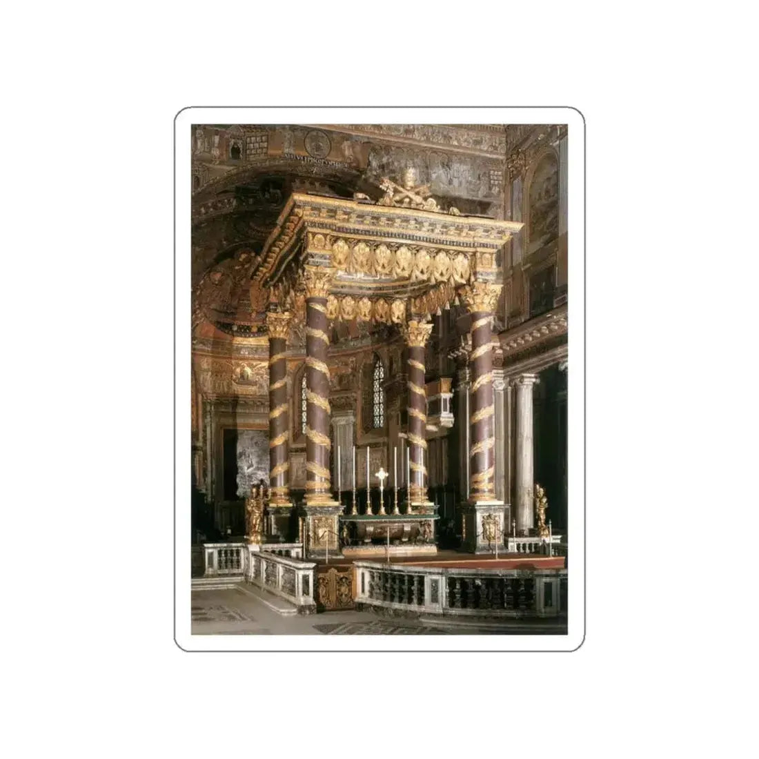 FUGA, Ferdinando - Baldacchino (Artwork) STICKER Vinyl Die-Cut Decal - The Sticker Space