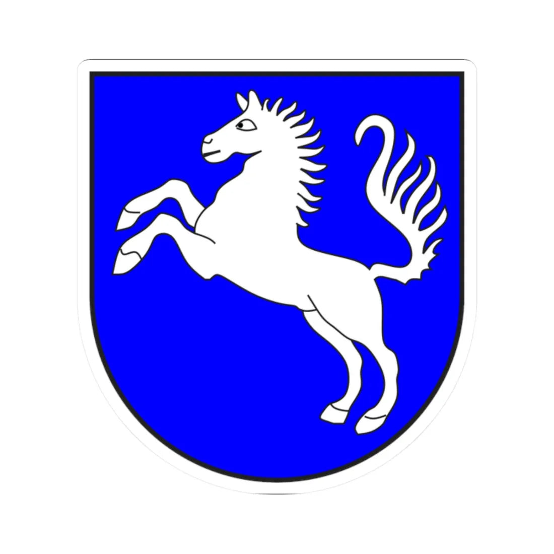 Fuldera wappen (Switzerland) (Coat of Arms) STICKER Vinyl Kiss-Cut Decal 2 Inch White - The Sticker Space