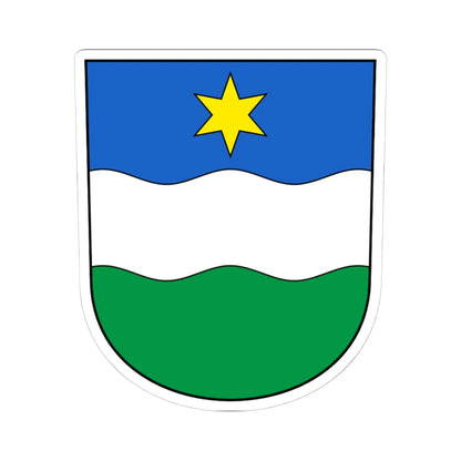 Fulenbach-blazon (Switzerland) (Coat of Arms) STICKER Vinyl Kiss-Cut Decal 4 Inch White - The Sticker Space