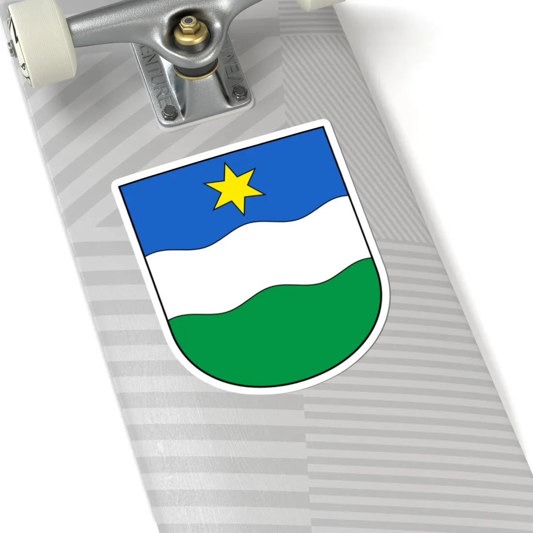 Fulenbach-blazon (Switzerland) (Coat of Arms) STICKER Vinyl Kiss-Cut Decal - The Sticker Space