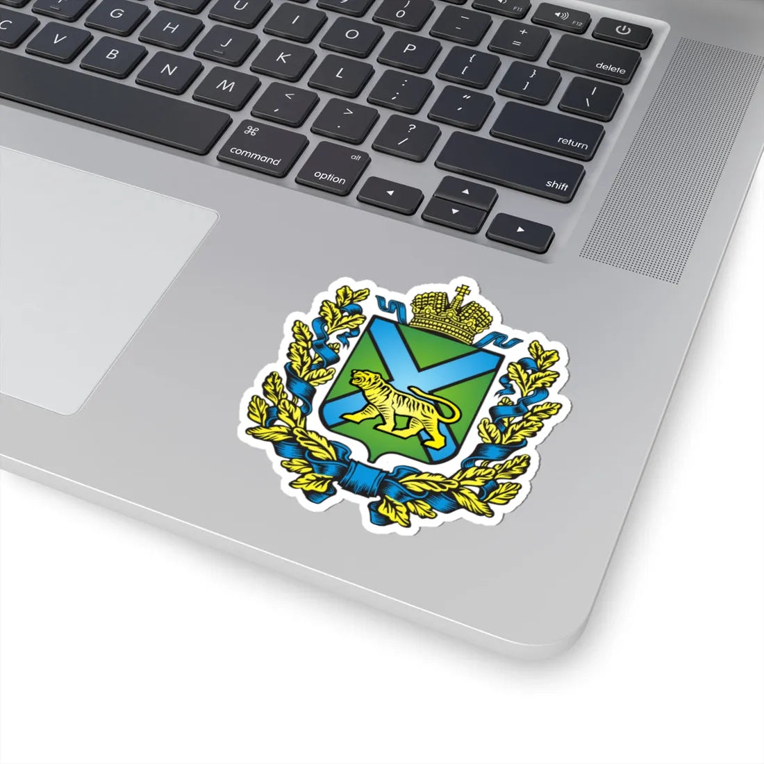 Full coat of arms of Primorsky Krai (Russia) (Coat of Arms) STICKER Vinyl Kiss-Cut Decal - The Sticker Space