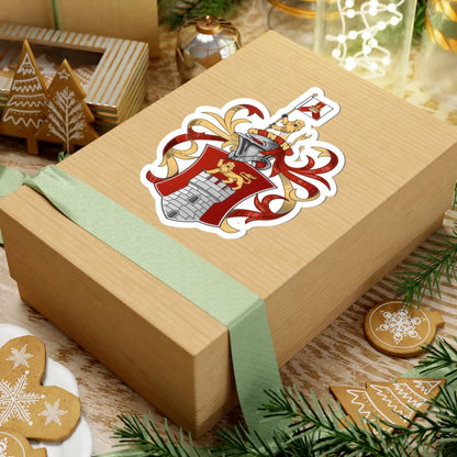 Full coat of arms of the Colony of Singapore 1948-1959 (Singapore) (Coat of Arms) STICKER Vinyl Kiss-Cut Decal - The Sticker Space