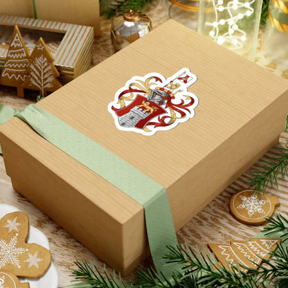 Full coat of arms of the Colony of Singapore 1948-1959 (Singapore) (Coat of Arms) STICKER Vinyl Kiss-Cut Decal - The Sticker Space