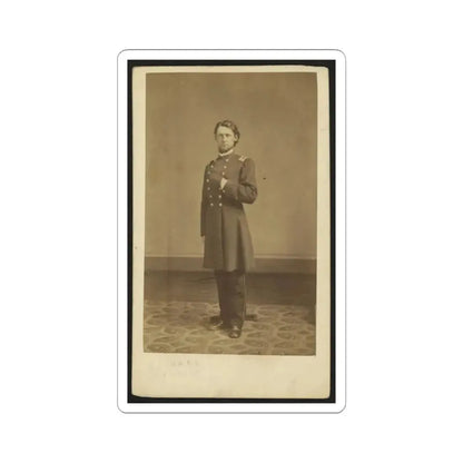 Full-Length Portrait of an Unidentified Civil War Soldier 002 (U.S. Civil War) STICKER Vinyl Kiss-Cut Decal - The Sticker Space