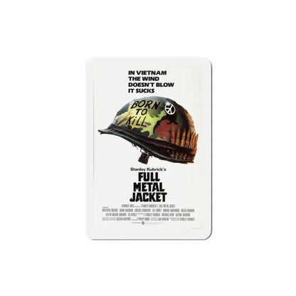 Full Metal Jacket 1987 Movie Poster Refrigerator Magnet 3 Inch - The Sticker Space