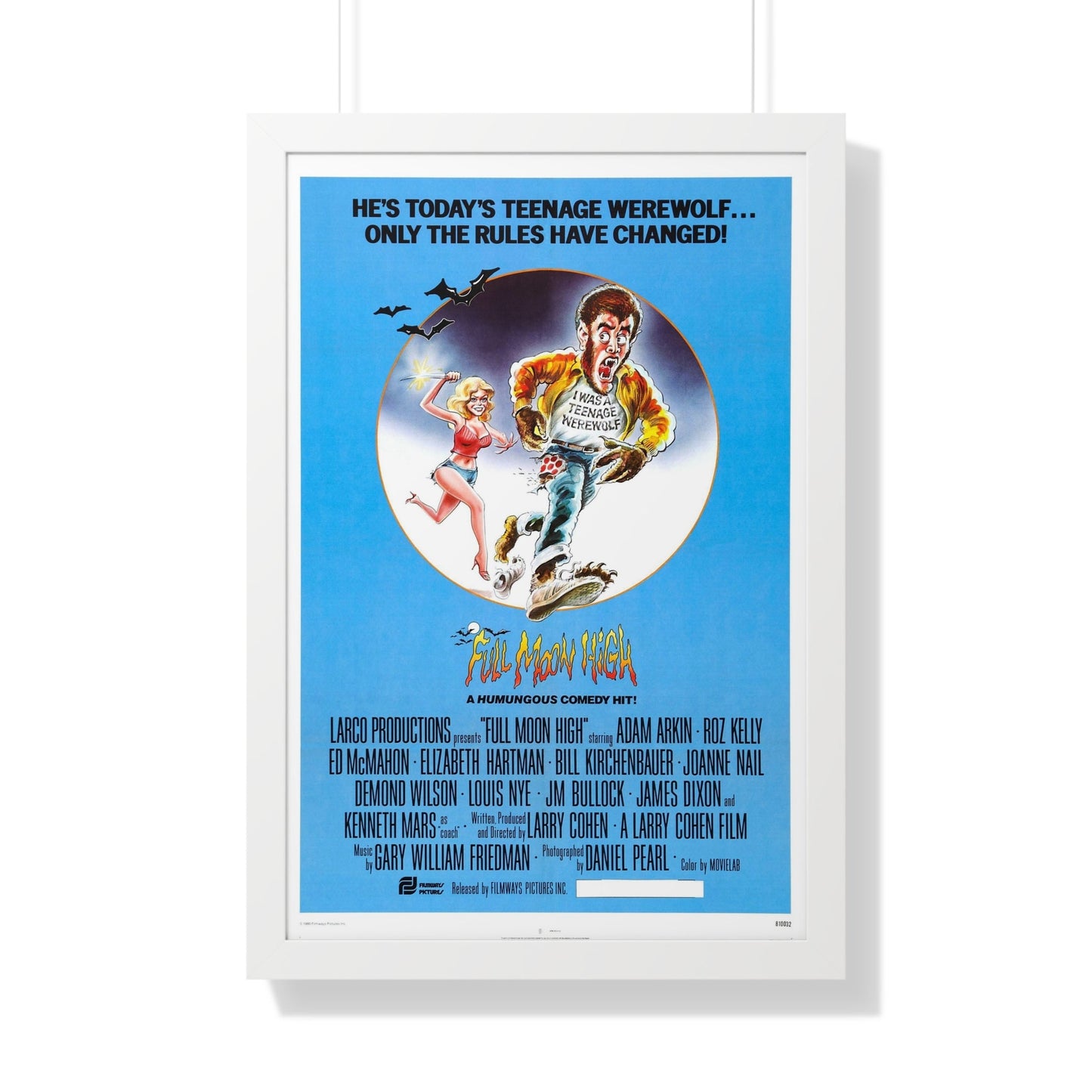 FULL MOON HIGH 1981 - Framed Movie Poster-20" x 30"-The Sticker Space