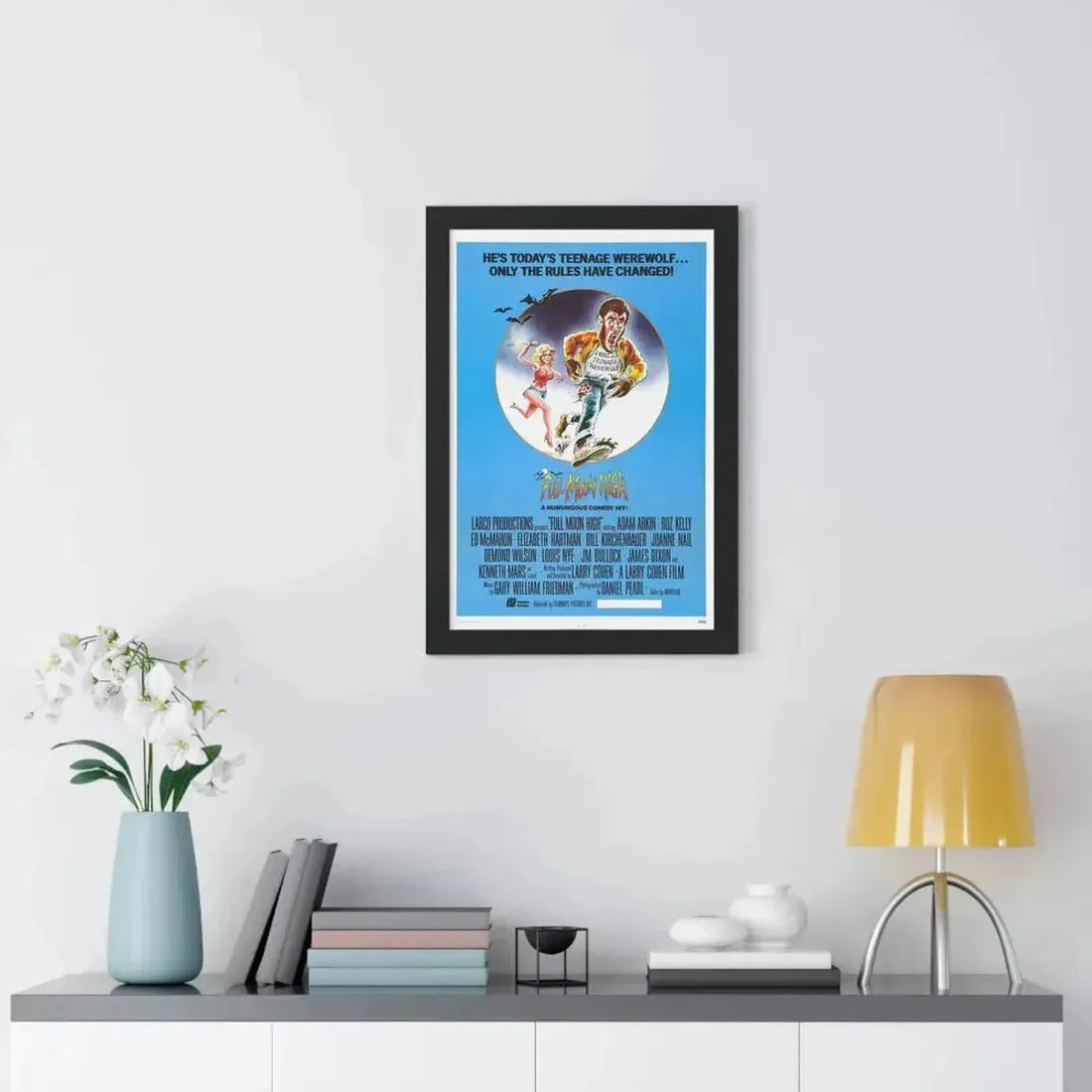 FULL MOON HIGH 1981 - Framed Movie Poster - The Sticker Space