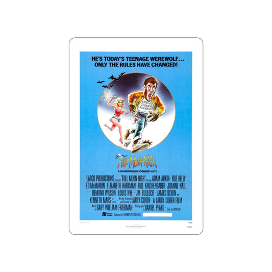 FULL MOON HIGH 1981 Movie Poster STICKER Vinyl Die-Cut Decal-2 Inch-The Sticker Space