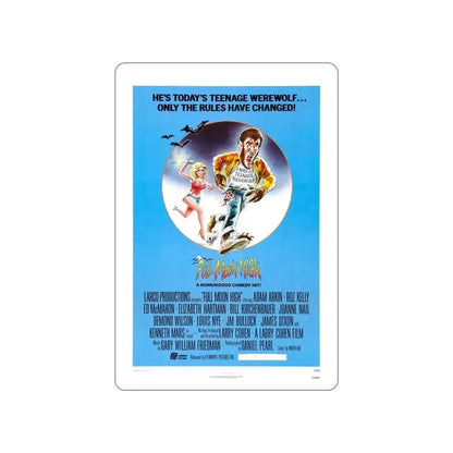 FULL MOON HIGH 1981 Movie Poster STICKER Vinyl Die-Cut Decal - The Sticker Space