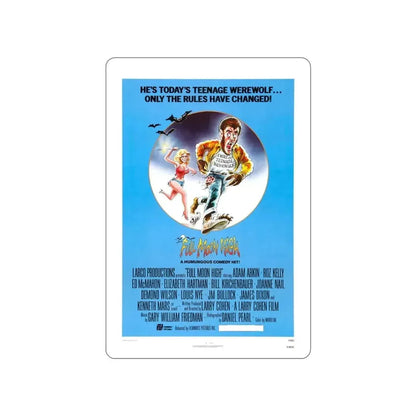 FULL MOON HIGH 1981 Movie Poster STICKER Vinyl Die-Cut Decal - The Sticker Space