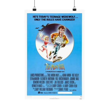 FULL MOON HIGH 1981 - Paper Movie Poster 12″ x 18″ Matte - The Sticker Space