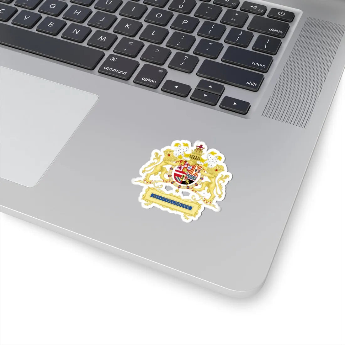 Full Ornamented Royal Coat of Arms of Spain 1621-1668 (Spain) (Coat of Arms) STICKER Vinyl Kiss-Cut Decal - The Sticker Space
