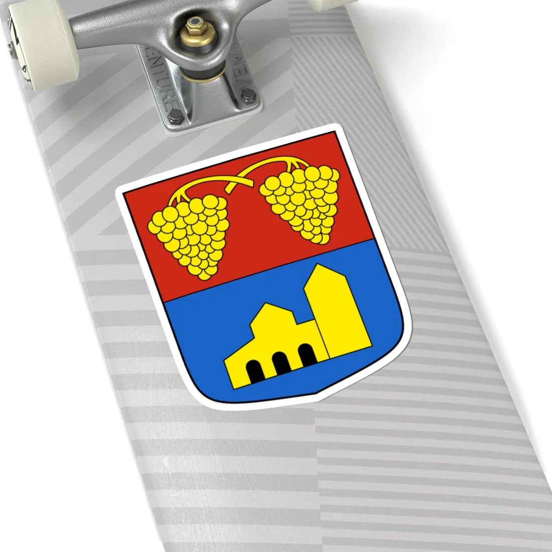 Fully-blazon (Switzerland) (Coat of Arms) STICKER Vinyl Kiss-Cut Decal - The Sticker Space