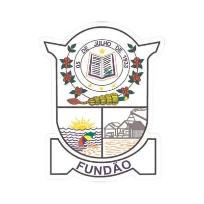 Fundao ES (Brazil) (Coat of Arms) STICKER Vinyl Kiss-Cut Decal 2 Inch White - The Sticker Space