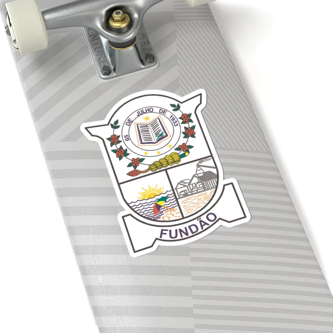 Fundao ES (Brazil) (Coat of Arms) STICKER Vinyl Kiss-Cut Decal - The Sticker Space