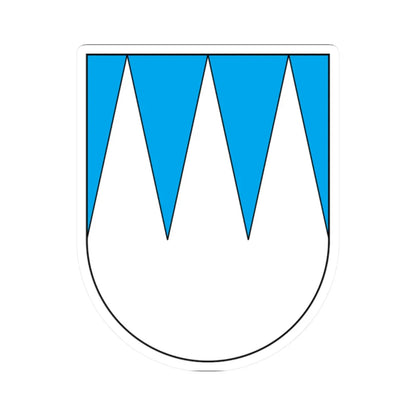 Funes-Stemma (Italy) (Coat of Arms) STICKER Vinyl Kiss-Cut Decal 2 Inch White - The Sticker Space