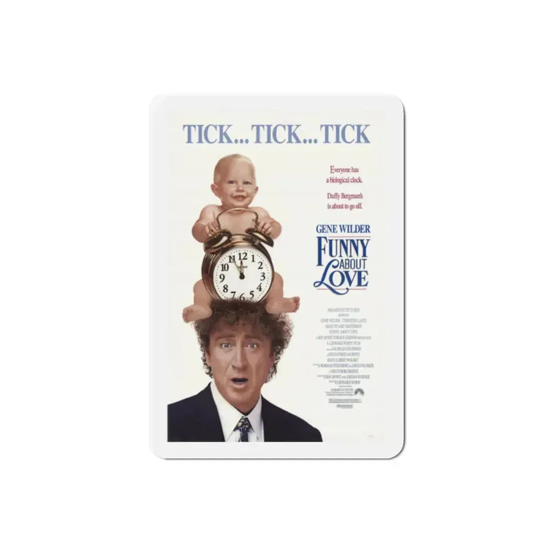 Funny About Love 1990 Movie Poster Refrigerator Magnet 2 Inch - The Sticker Space