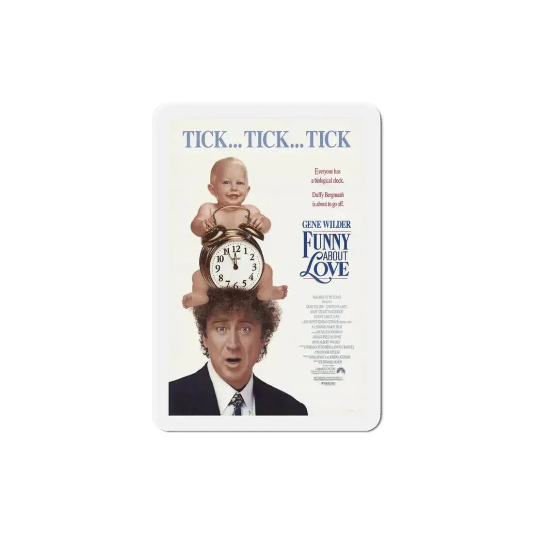 Funny About Love 1990 Movie Poster Refrigerator Magnet 4 Inch - The Sticker Space