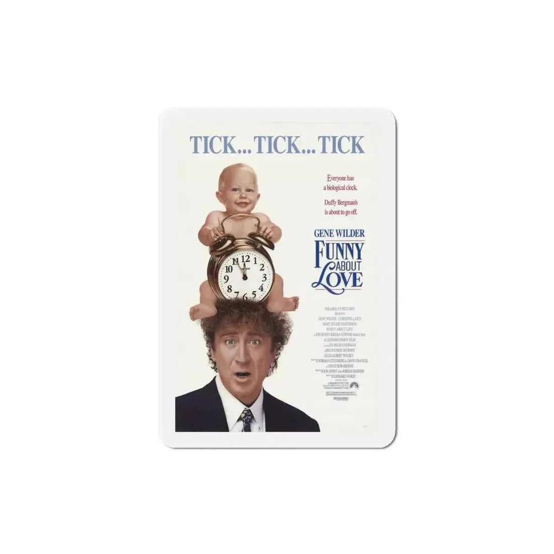 Funny About Love 1990 Movie Poster Refrigerator Magnet - The Sticker Space