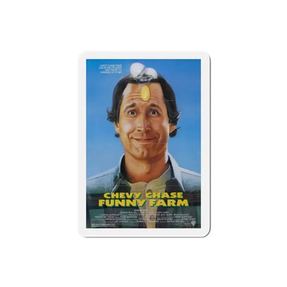 Funny Farm 1988 Movie Poster Refrigerator Magnet - The Sticker Space