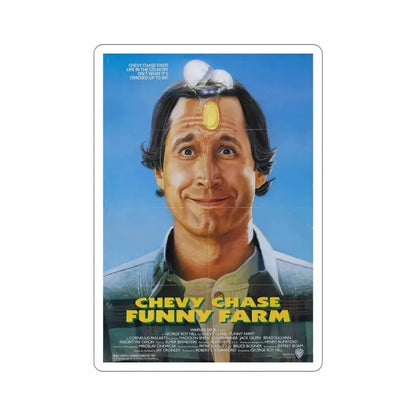 Funny Farm 1988 Movie Poster STICKER Vinyl Die-Cut Decal - The Sticker Space