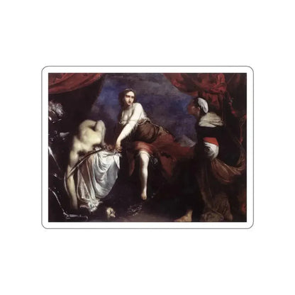 FURINI, Francesco - Judith and Holofernes (Artwork) STICKER Vinyl Die-Cut Decal White Die-Cut 3 Inch - The Sticker Space