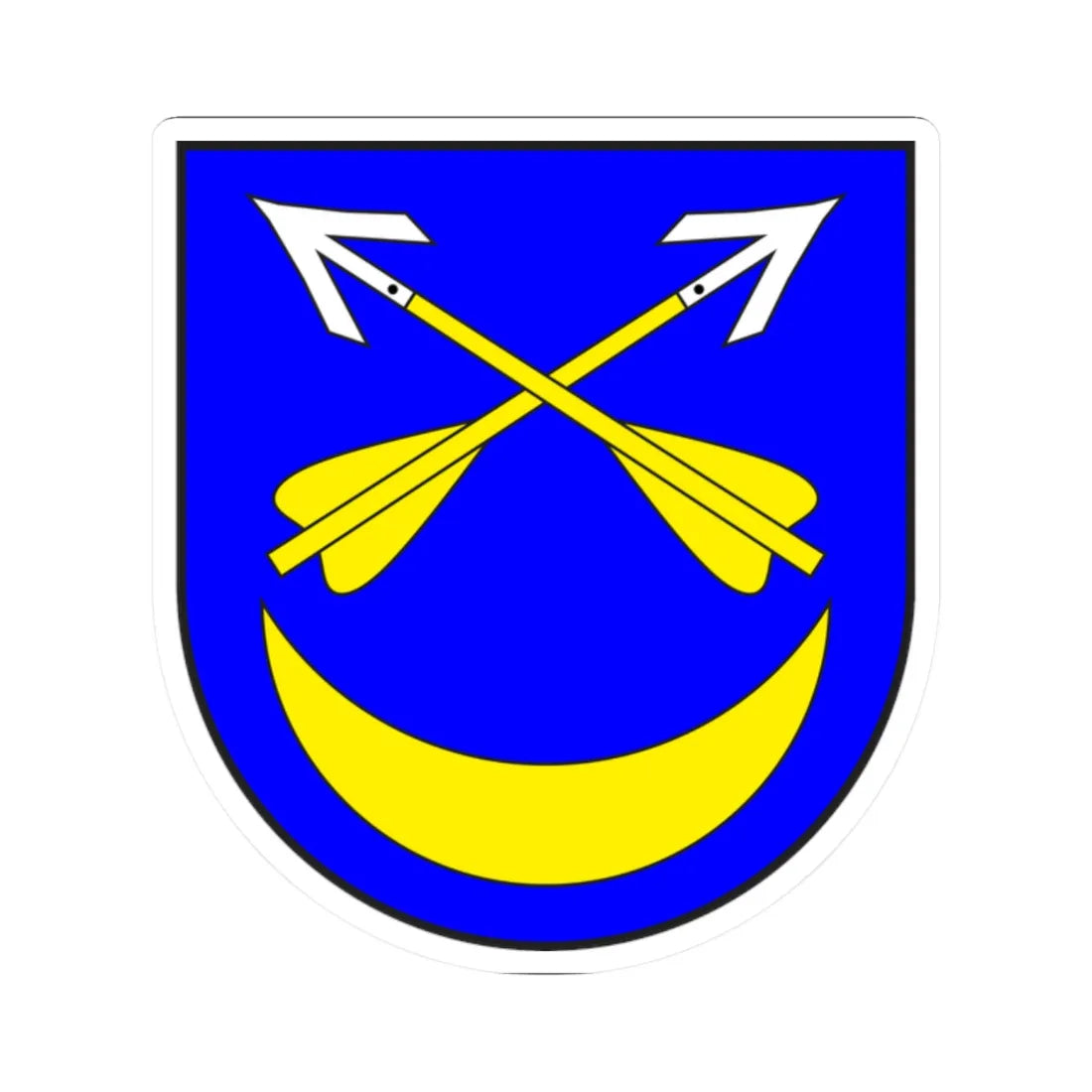 Furna wappen (Switzerland) (Coat of Arms) STICKER Vinyl Kiss-Cut Decal - The Sticker Space