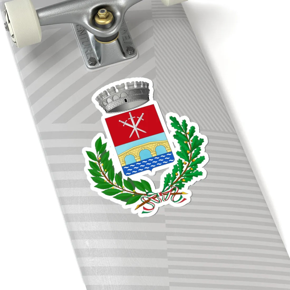 Furtei-Stemma (Italy) (Coat of Arms) STICKER Vinyl Kiss-Cut Decal - The Sticker Space