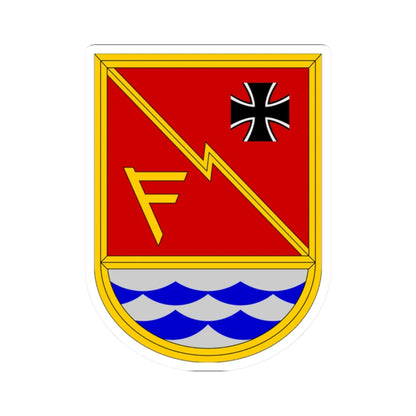 FüUstgSBw-Wappen (Germany) (Coat of Arms) STICKER Vinyl Kiss-Cut Decal 2 Inch White - The Sticker Space