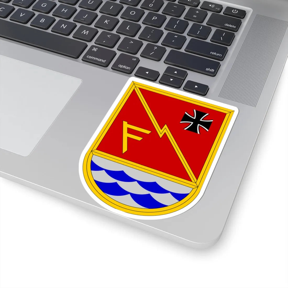 FüUstgSBw-Wappen (Germany) (Coat of Arms) STICKER Vinyl Kiss-Cut Decal - The Sticker Space