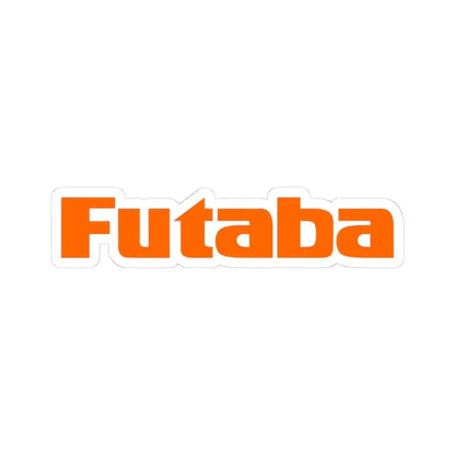 Futaba Corporation (Logo) STICKER Vinyl Kiss-Cut Decal 4 Inch White - The Sticker Space