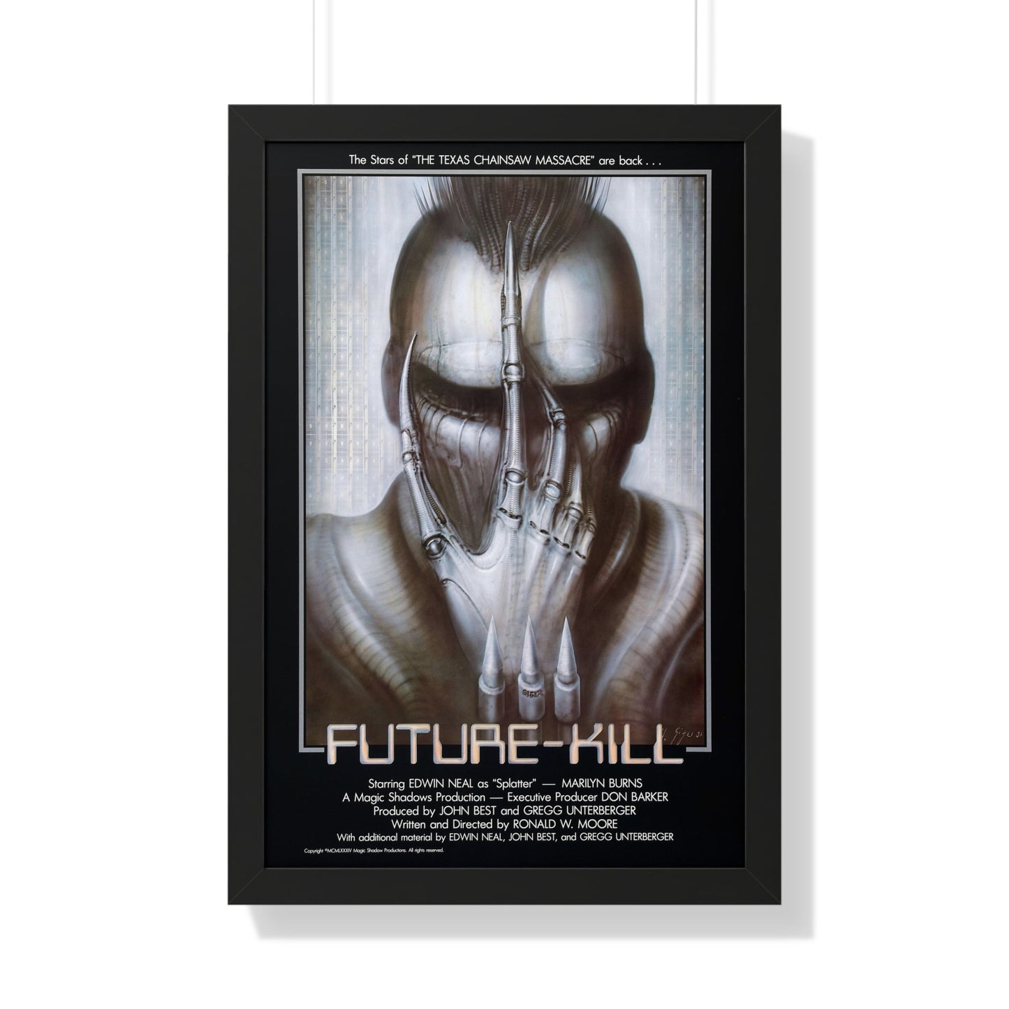 FUTURE KILL 1985 - Framed Movie Poster-20" x 30"-The Sticker Space