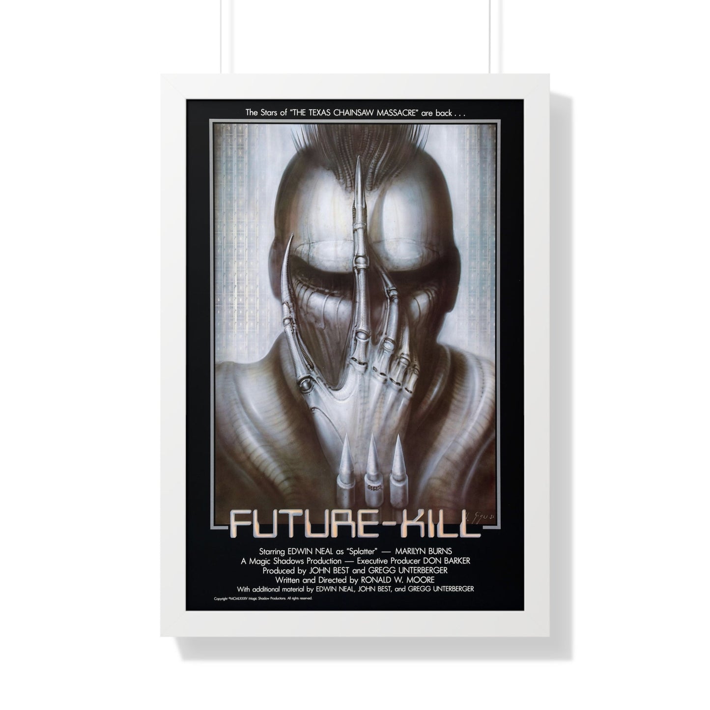 FUTURE KILL 1985 - Framed Movie Poster-20" x 30"-The Sticker Space