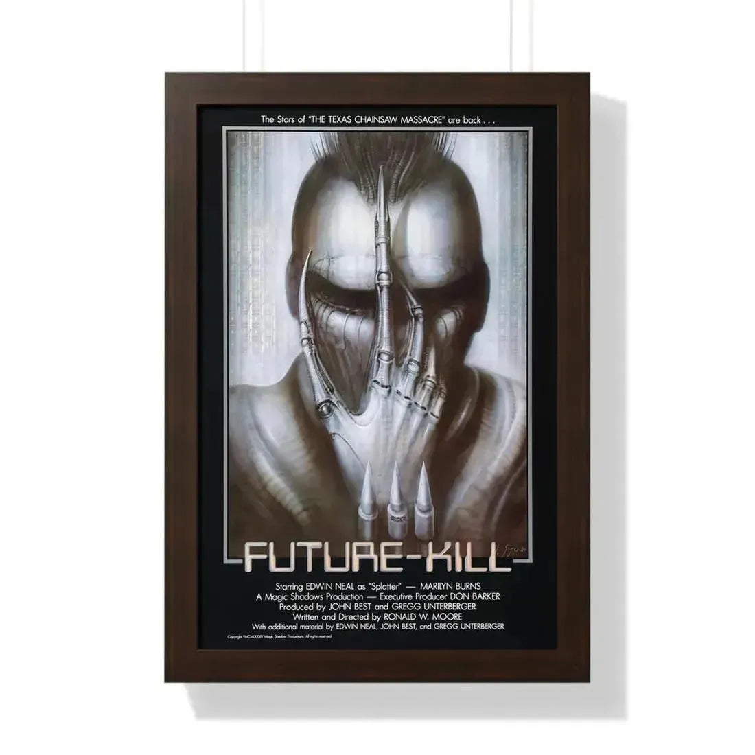FUTURE KILL 1985 - Framed Movie Poster - The Sticker Space
