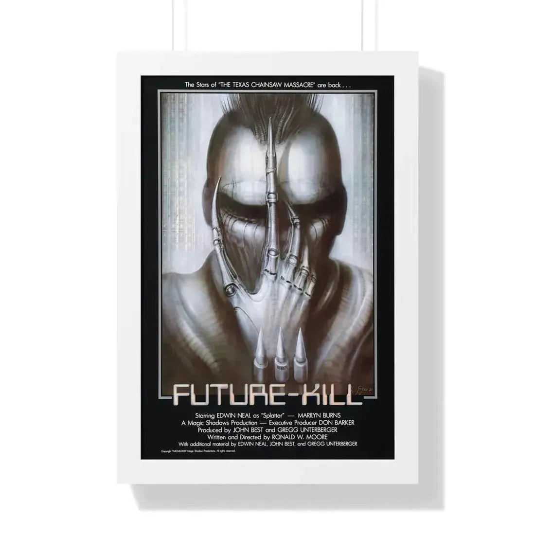 FUTURE KILL 1985 - Framed Movie Poster - The Sticker Space