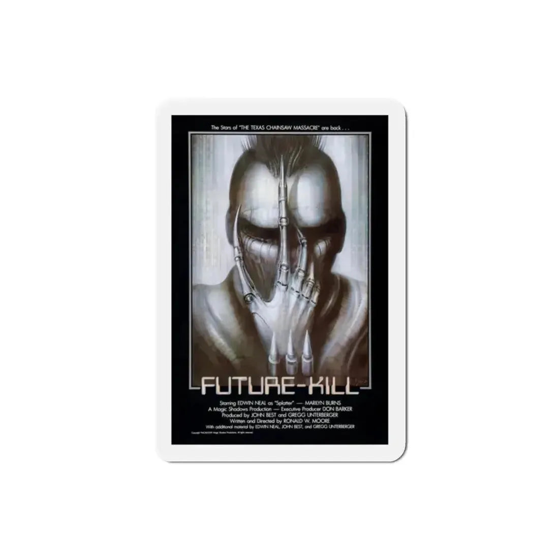 Future Kill 1985 Movie Poster Refrigerator Magnet 2 Inch - The Sticker Space