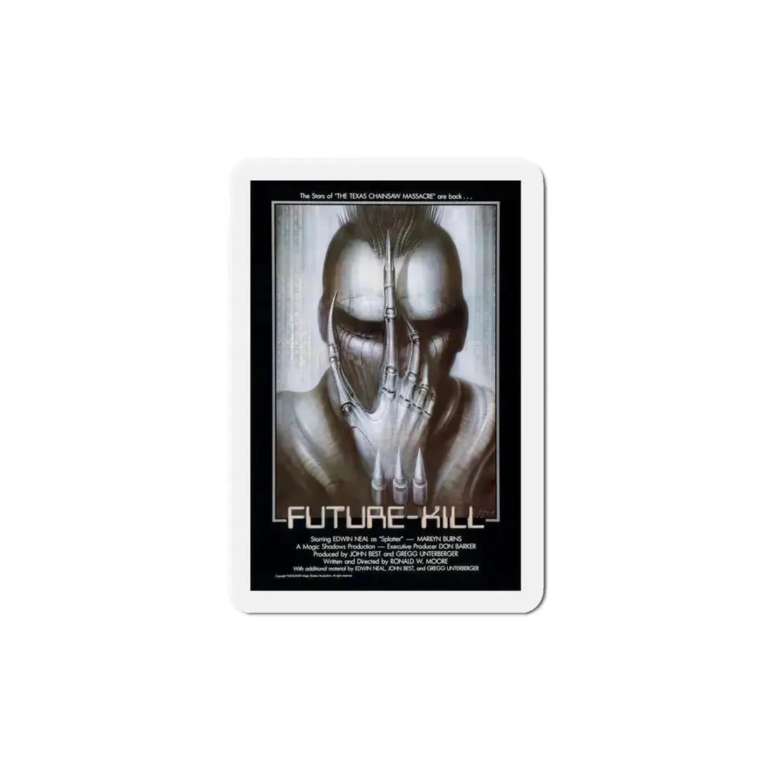 Future Kill 1985 Movie Poster Refrigerator Magnet 6 Inch - The Sticker Space