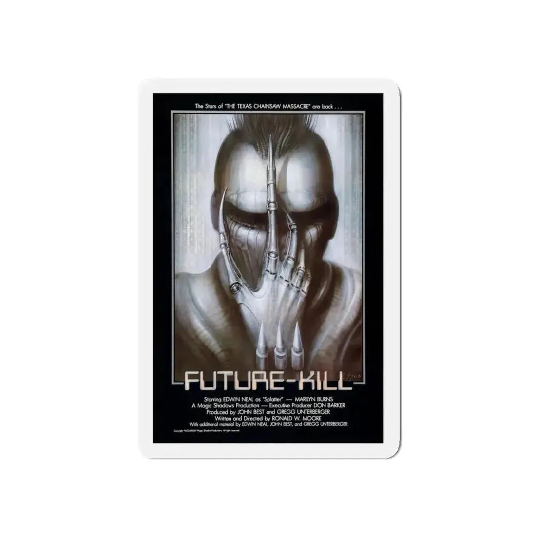 FUTURE KILL 1985 Movie Poster - Refrigerator Magnet - The Sticker Space